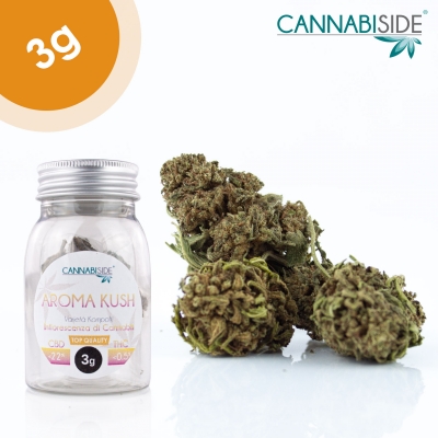 Aroma Kush Seedless Legal CBD Cannabis Top Quality 3g