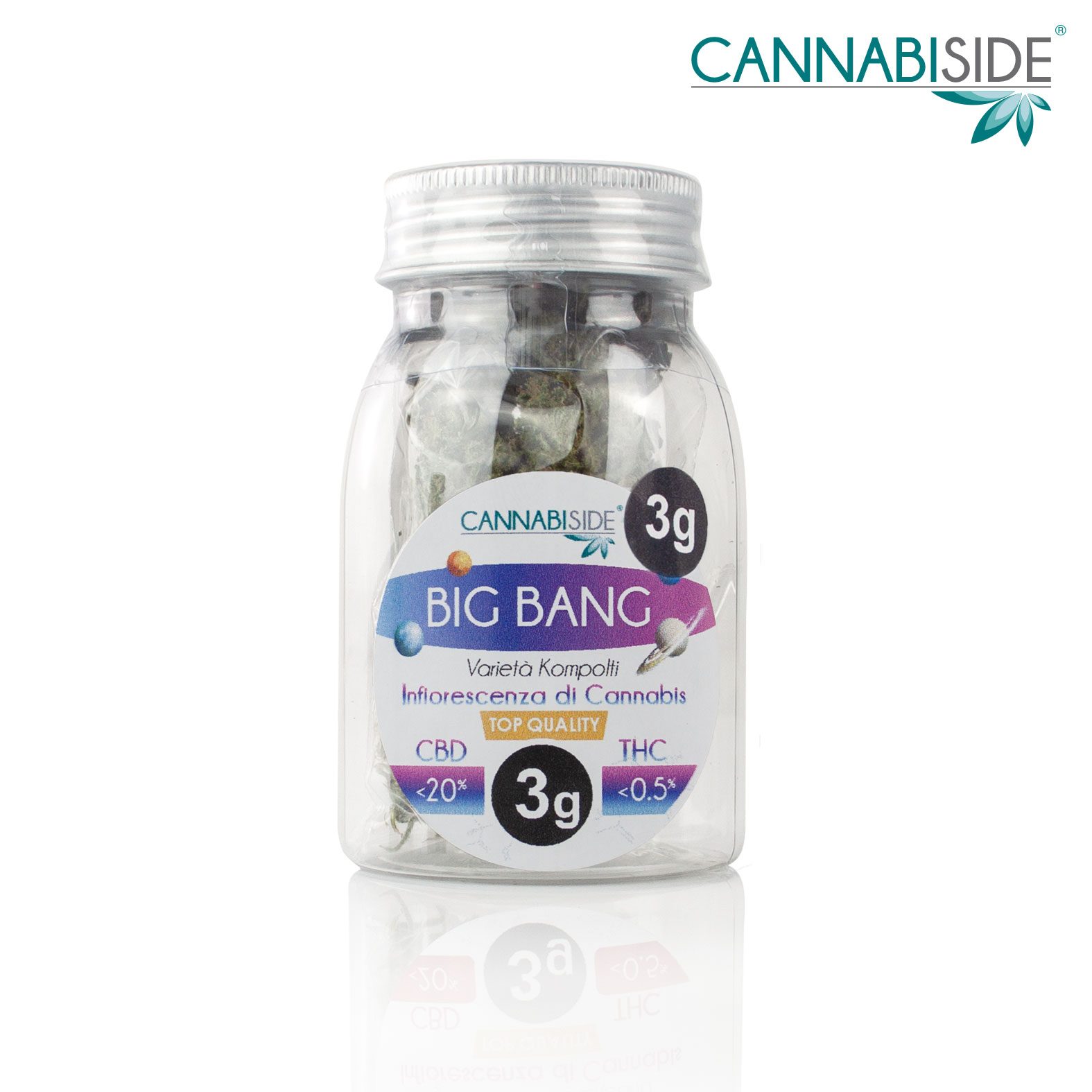 Big Bang Seedless Legal Cannabis (Hemp) Top Quality 3g | CannabiSide