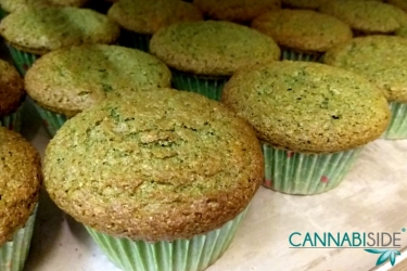 Cannabis Muffin With Legal Marijuana Made in Italy