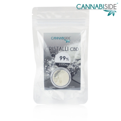 CBD Cristalli 1000 mg Puri 1 Grammo di Cannabidiolo