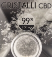 Cristalli di CBD 99 % da 100 mg Cannabiside