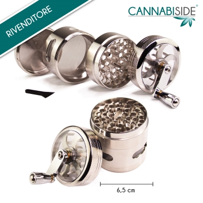 Grinder Metallo con Macinino Grande - Rivenditori