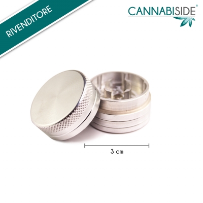 Grinder_Singolo_Argento_Rivenditore