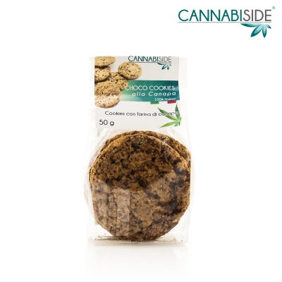 Hemp Biscuit with Chocolate. Click and buy online the cannabis biscuits from the italian master cuisine