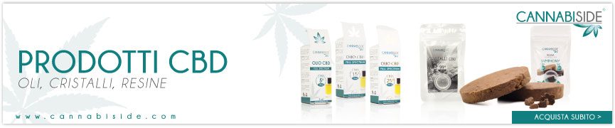 Prodotti CBD, Olio di CBD full Spectrum, Resine e Pollini CBD, Cristalli CBD