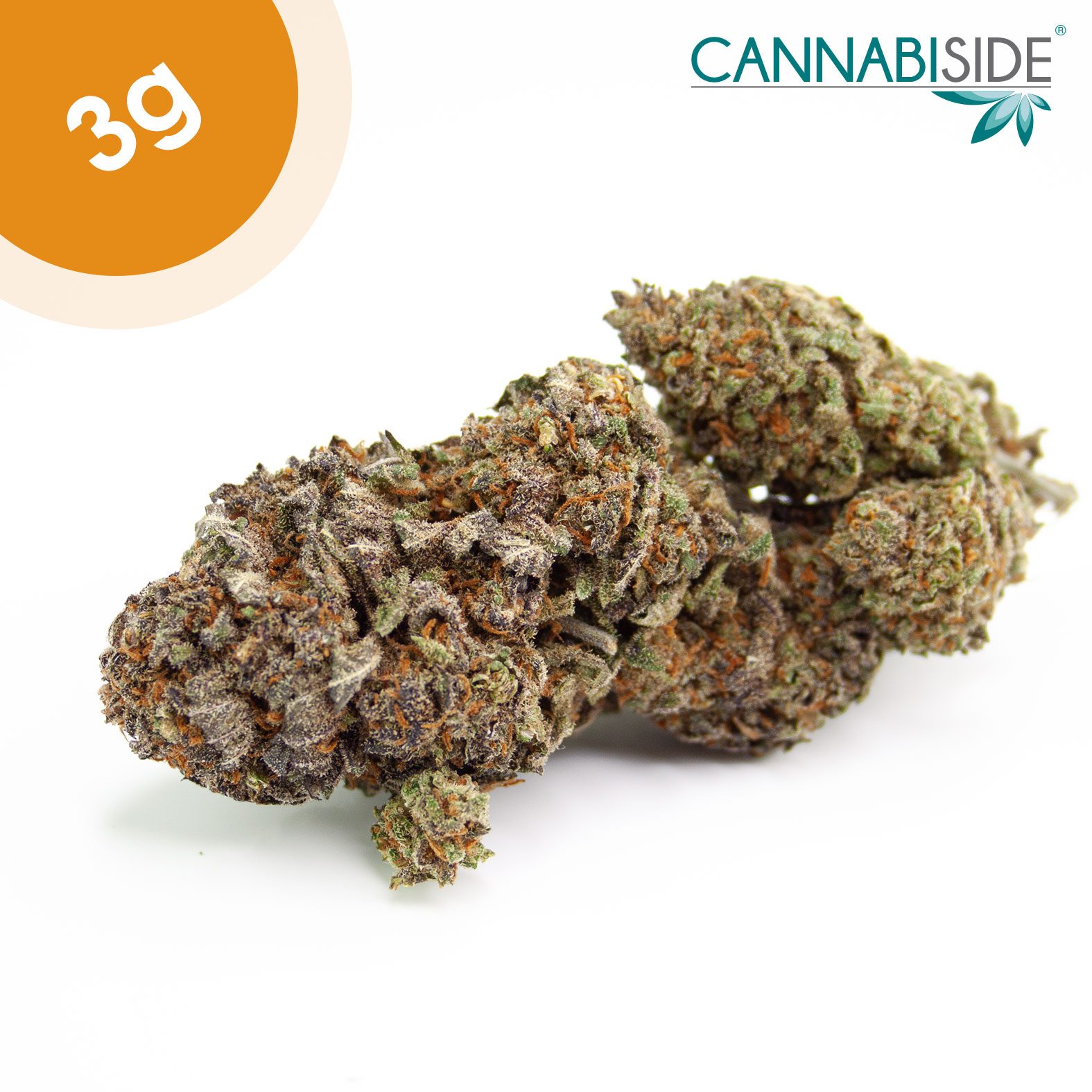 Purple Fruit Seedless Legal CBD Cannabis Top Quality 3g | CannabiSide
