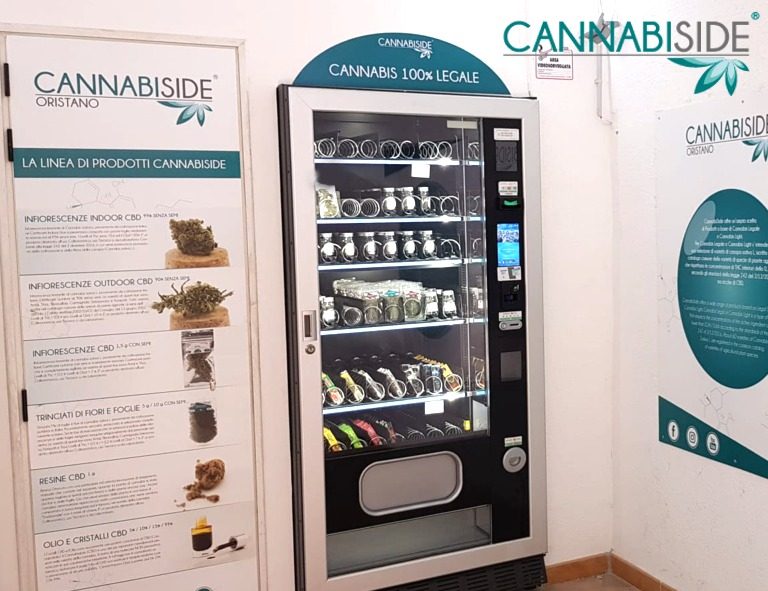 Vending Machine of Legal Hemp Products in Affiliate