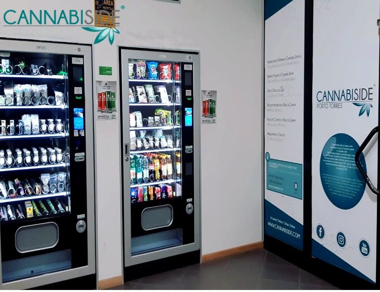 Vending Machines in the Cannabis Shop Products Custom Designed